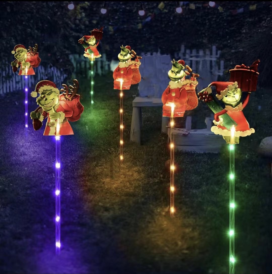 Grinch un glisser six pôle transparent
