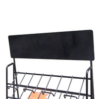 Benutzer definierte Ausstellungs halle Marmor Mosaik Granit Steinplatte Boden Wanddach Keramik fliesen Probe Metall Display Rack Stand halter