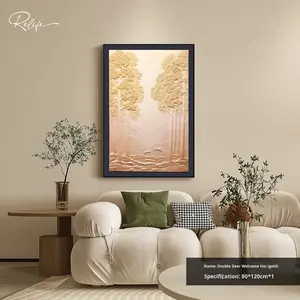 Peinture décorative moderne simple encadrée avec un <span class=keywords><strong>arbre</strong></span> <span class=keywords><strong>en</strong></span> <span class=keywords><strong>relief</strong></span> 3D, design haut de gamme pour salon, fabriqué <span class=keywords><strong>en</strong></span> Chine, modèle 36521520 - Product Image 6