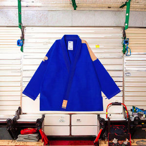 Kimono de Jiu-Jitsu Brésilien (BJJ) pour adultes, respirant et à séchage rapide, OBY HB Classic, bleu royal, 380 g/m², IBJJF, unisexe, imprimé, polyester et coton, UFC - Product Image 3