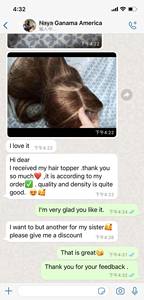 Perruque brésilienne Remy en <span class=keywords><strong>cheveux</strong></span> humains de haute qualité, longue, sans colle, avec dessus en soie pour base en dentelle, idéale pour les patients atteints d'alopécie - Product Image 6