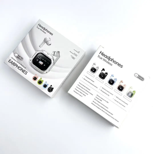 Auriculares con pantalla táctil a todo color Air, auriculares inalámbricos transparentes con llamadas con cancelación de ruido y función de asistente de voz - Product Image 3