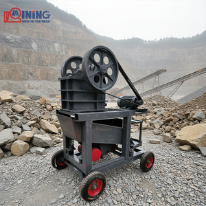 ポータブル小型移動式ジョークラッシャー、ディーゼルエンジン搭載、振動ふるい分けシステム付き、コンパクトな砕石機 - Product Image 3
