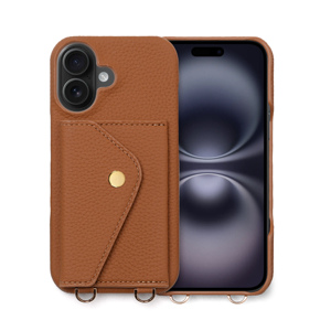 เคสโทรศัพท์แบบกระเป๋าหนัง PU พร้อมช่องใส่บัตร สลักเลเซอร์ สำหรับ 16 <span class=keywords><strong>Pro</strong></span> Max และหลายรุ่นอื่นๆ  รับทำโลโก้ตามสั่ง - Product Image 2