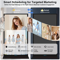 Pantalla Táctil Interactiva Inteligente con WiFi Android, Kiosco Digital de 75 Pulgadas con Resolución 4K y CMS Integrado para Publicidad en Comercios