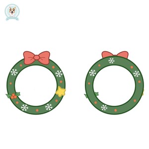 Couronne de Noël en peluche personnalisée en gros, décoration de vacances, jouet, ours en peluche, fabricant d'ornements, B2B OEM - Product Image 5