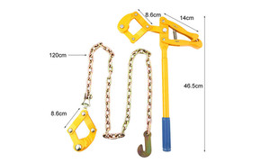 Estrattore <span class=keywords><strong>per</strong></span> barra di filettatura a catena di scimmia resistente con finitura verniciata gialla - Product Image 4