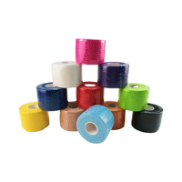 Bande adhésive élastique en coton EAB de 3,8 cm avec logo personnalisé, pour le pouce et les doigts, respirante, légère et protectrice