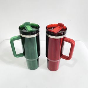 Paquete de 20 vasos térmicos de acero inoxidable de doble pared de 40 oz con aislamiento al vacío, acabado brillante, con pajita, para sublimación y grabado láser. - Product Image 2