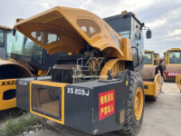Compacteur vibrant chinois XS203J 20 tonnes rouleau de route à double tambour Xs143j Xs163j Xs183j Xs203j XS223J Xs263j