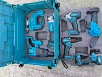13 Buah Perangkat Perkakas Listrik Tanpa Kabel Model Brushless 21v Isi Ulang dengan 6 Baterai dan Logo Kustom OEM