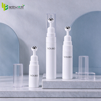 Botol Roll-on Kosmetik PP/PS Single Wall Airless 5ml 10ml 15ml Kemasan Kosmetik Kosong untuk Krim Mata Serum Lotion