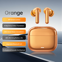 Écouteurs sans fil TWS YXG-34 avec annulation active du bruit, écouteurs intra-auriculaires avec contrôle par application, écouteurs sans fil ANC