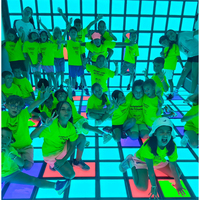 Games Tiles System Kid 30 Mega Equipment Rhythm Immersive Rgb Reaction Ground 3D Led Floor Game