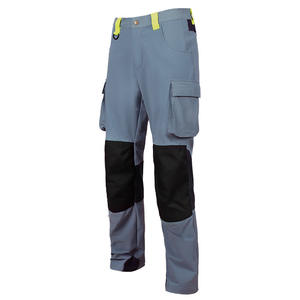 Pantalones de Trabajo Tipo Cargo con Bloques de Color, de Algodón, para Fábrica o Taller, con Múltiples Bolsillos, para Uso Industrial - Product Image 4