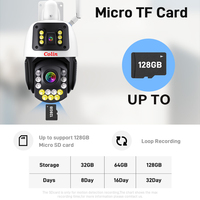 Caméra de vidéosurveillance LS VISION 36X à zoom optique double ou 3 objectifs 8mp avec carte SIM 4G 47/7 ou enregistrement continu Wifi V380pro Icsee Yosee