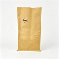 Sacs en papier kraft écologiques laminés, sacs en papier kraft personnalisés, sacs tissés en PP