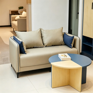 Economical Apartment Bedroom Living Room Furniture <b>Full</b> <b>Sets</b> With Solid Wood <b>Bed</b> Sofa Wardrobe Nightstand Cabinet & Side Table - Product Image 5