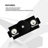 HGLRC Super Mini 1.38g WS2812 LED coloré avec buzzer d'alarme actif 5V compatible Cleanflight Betaflight pour pièces de drone FPV