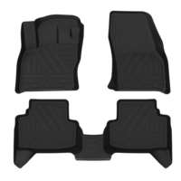 Tapis de sol 3D TPE sur mesure pour Jetta VS5 2019-2025 LHD - Toutes saisons, antidérapant, imperméable, résistant, protection complète, facile à nettoyer, ensemble