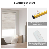 Persianas Enrollables Automáticas Inteligentes con Motor Alexa, Opacas, para Interiores, Día y Noche, para Ventanas de Baño