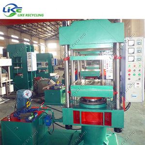 Máquina para fabricar suelos de baldosas de goma a buen precio, máquina de prensa hidráulica para baldosas, prensa de moldeo en caliente para máquina de baldosas de goma - Product Image 2