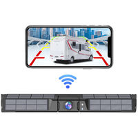 Caméra de plaque d'immatriculation solaire sans fil avec vidéo HD 720P, contrôle par application, étanche IP68 et fixation magnétique