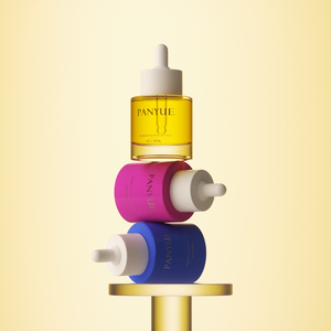 Flacon compte-gouttes en verre vert rose de 1 oz, sérum, huile essentielle, soin de la peau avec bouchon blanc, emballage cosmétique - Product Image 2