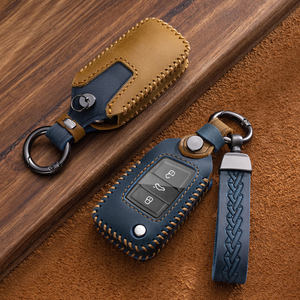 Housse de clé Atlas 2022, 2+1 boutons, porte-clés en cuir, housse de protection pour télécommande, Funda Para Llave pour Volkswagen - Product Image 6