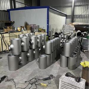 <span class=keywords><strong>Coude</strong></span> à trois voies en <span class=keywords><strong>acier</strong></span> inoxydable 304, qualité industrielle, diamètre égal à diamètre inégal, estampage et soudage sans soudure - Product Image 5