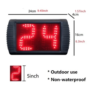 Handgehaltene Stoppuhr mit 50m Reichweite, LED-Digitalanzeige, Basketball-Spieluhr für 12s, 14s, 24s Schusszeitmessung bei Multisport-Wettkämpfen - Product Image 2