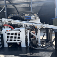 Foreuse rotative portable diesel d'occasion Hongrun HRT-200, diamètre de forage 325 mm, profondeur 200 m, moteur de pompe