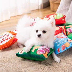 Sáng Tạo Squeaky Crinkled Pet Đồ Chơi Tương Tác Cho Chó Và Mèo Với <span class=keywords><strong>Catnip</strong></span> Parody Khoai Tây Chip Sang Trọng Chew Đồ Chơi Pet Đồ Chơi Sang Trọng - Product Image 2