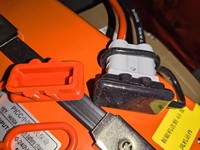 Connecteur de batterie 50A 120A 175A 350A avec protection anti-poussière en caoutchouc souple