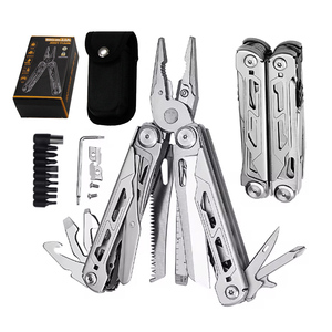 Hot Sale 16 in 1 Stainless Steel Pocket Multi-functional Multi-tools with Bits Tool Kit for Camping Hiking - Product Image 1