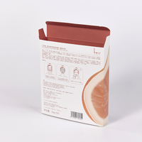 Boîte d'emballage blanche personnalisée, légère, recyclable, écologique, durable, motif fruits, fond auto-verrouillant