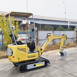 Nuovo Mini Escavatore da 1 Tonnellata con Cingoli in Gomma, Nessun Danno al Prato, Perfetto per il Paesaggismo del Cortile - Product Image 5