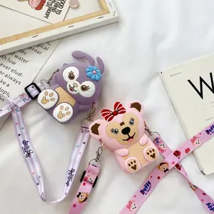 Anime Stellalou Duffy Friend ShellieMay Purple Pink Cute Mini Children Bag Silicone Bag Coin Purse Toy Kids Gift