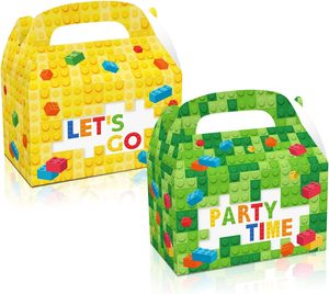 12PCS khối xây dựng bên điều trị hộp đầy màu sắc gạch bên ủng hộ hộp cho trẻ em sinh nhật bé tắm Nguồn cung cấp - Product Image 6