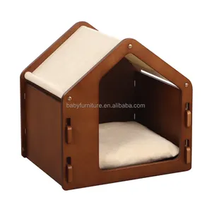 Small Dog Kennel Luxury Villa 4 Seasons Universal Cat House Pet Wooden House Cat Supplies Wooden Simple Detachable Kennel