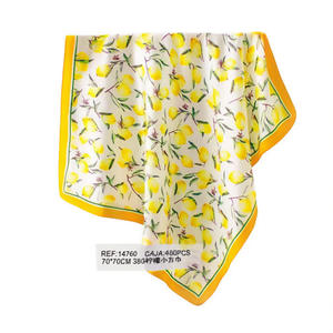 Fazzoletto quadrato Lemon Square 70x70cm 38g in cotone per cucina o decorazione - Product Image 1