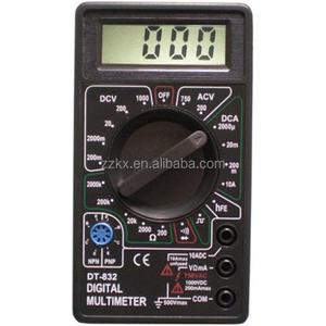 Multimètre numérique LCD DT-832 en promotion avec test de continuité par buzzer – Couleur du produit en option - Product Image 4