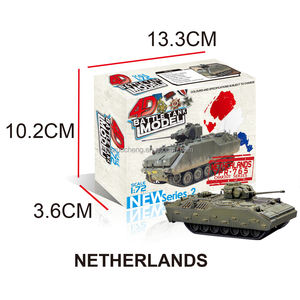 Seconde guerre mondiale 8 styles en plastique bloc de construction réservoir puzzle modèle armée militaire assembler <span class=keywords><strong>des</strong></span> jouets de char de combat - Product Image 5