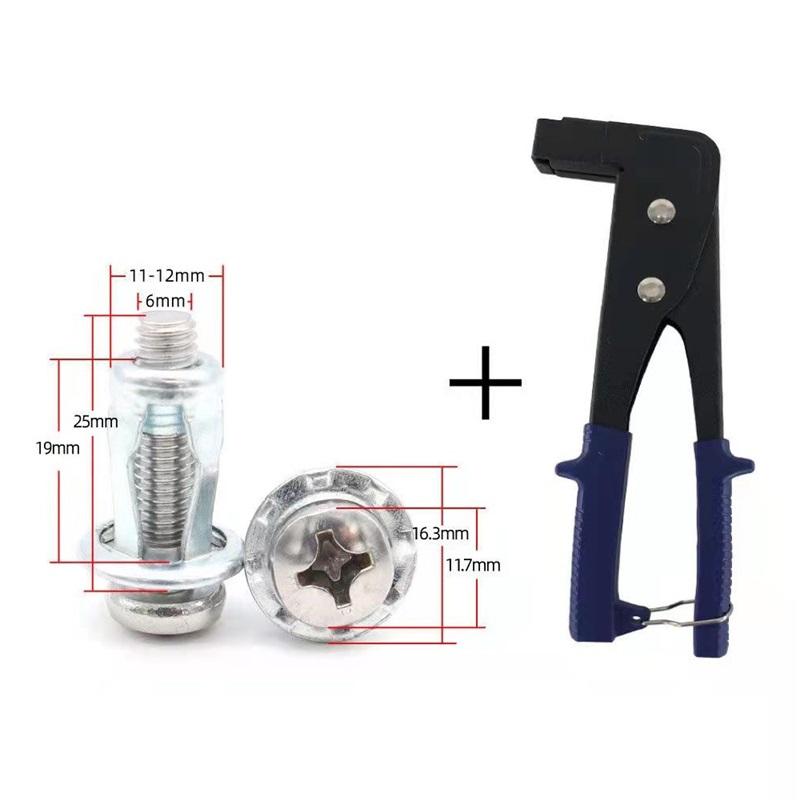 15 Pz M4 M5 M6 M8 Petalo Rivetti Dado Jack Dadi Auto Vite Di Metallo Per Parete Cava Ferro Pelle Petalo Dado Espansione Lanterna Hww - Foto 8