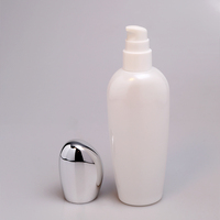 Ensemble d'emballages cosmétiques personnalisés et créatifs en verre pour soins de la peau, flacon de lotion, pot d'essence et de crème avec couvercle nuage imprimé sérigraphié
