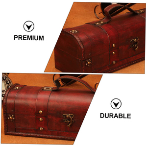 Großhandel Luxus Premium langlebige Vintage Aufbewahrung sbox mit Deckel anpassbare Logo Holz Wein kisten für Wein Geschenk - Product Image 4