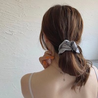 Grosir 22 Momme Scrunchie sutra 4cm Aksesori rambut ikat rambut sutra