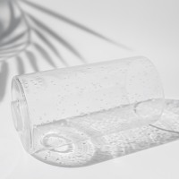 Abat-jour en verre cylindrique transparent minimaliste, éclairage sans reflets pour ensembles de luminaires suspendus pour cuisine ouverte