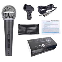 Microphone portable professionnel de qualité supérieure pour la scène, compatible avec le système de microphone sans fil GLXD4