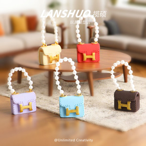 Lanshuo – sac <span class=keywords><strong>de</strong></span> <span class=keywords><strong>poupée</strong></span> miniature en résine 3D, jouet, échelle 1:6, accessoire créatif <span class=keywords><strong>de</strong></span> dessin animé pour poupées <span class=keywords><strong>Barbie</strong></span> <span class=keywords><strong>de</strong></span> 8 à 13 ans - Product Image 4
